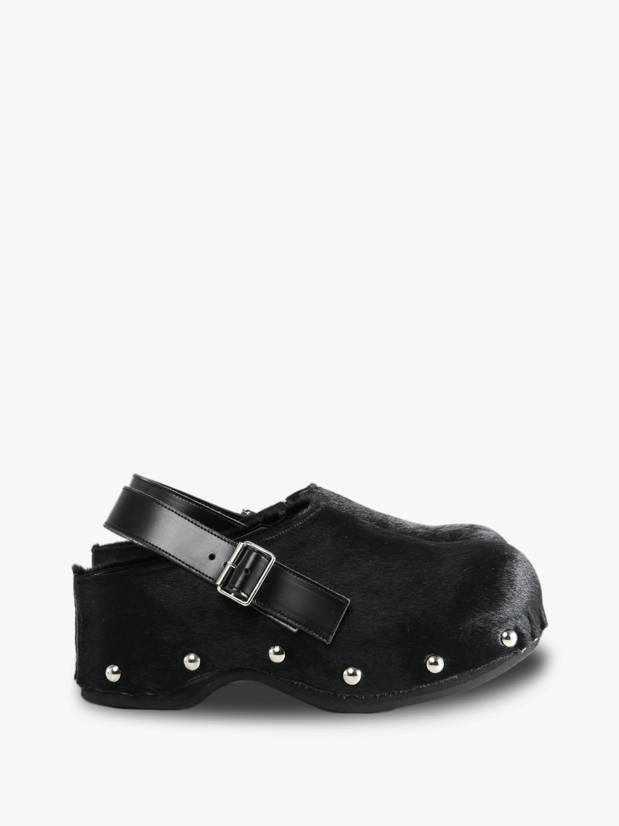 Black shoes, side view