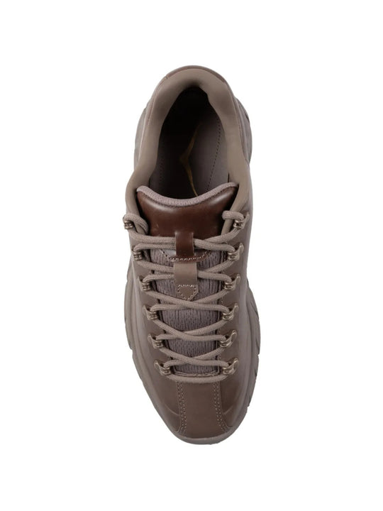 Brown shoes, front view