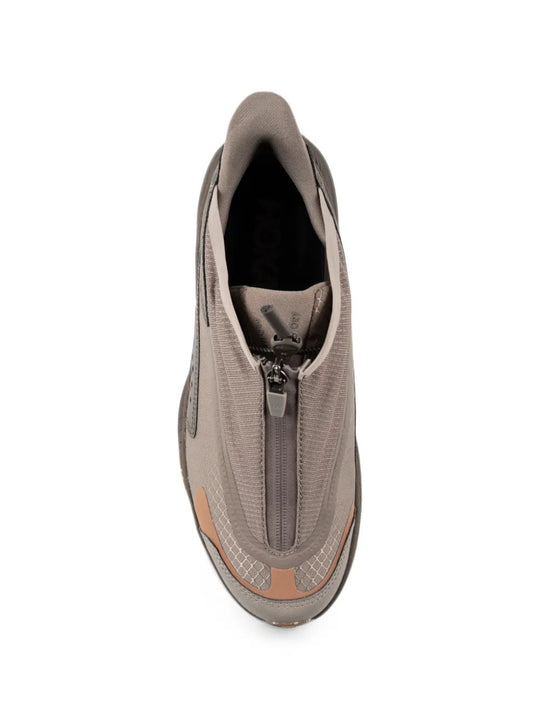 Grey shoes, front view