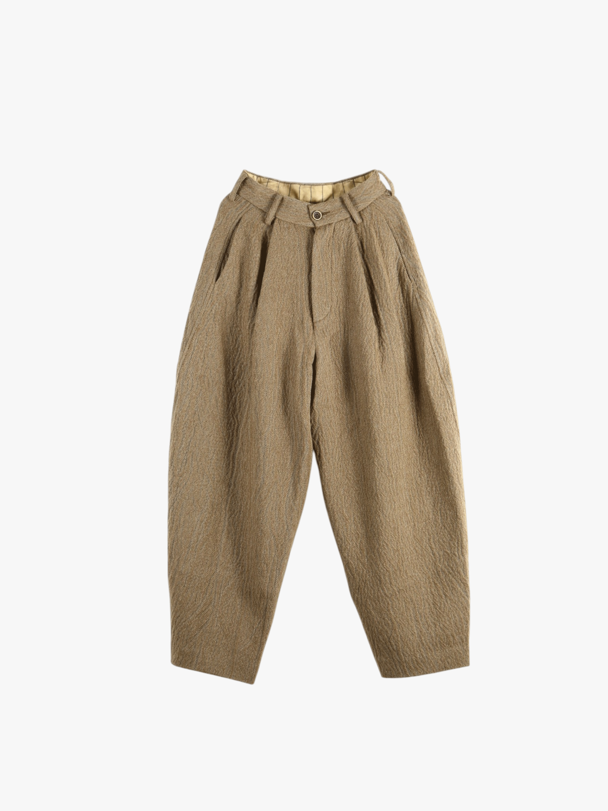 Tan pants, front view