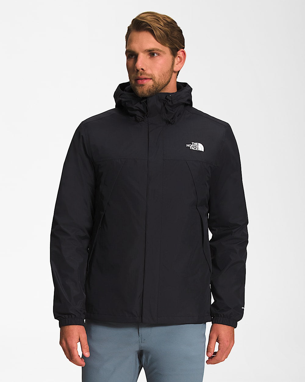 Black jacket, full body view