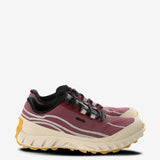 Red sneakers, front view