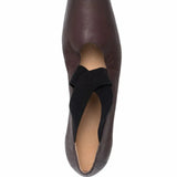 Brown shoes, front view