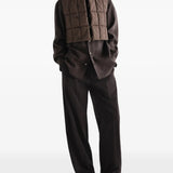 Brown jacket, front view