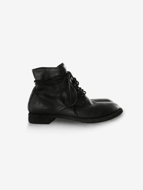 Black boots, side view