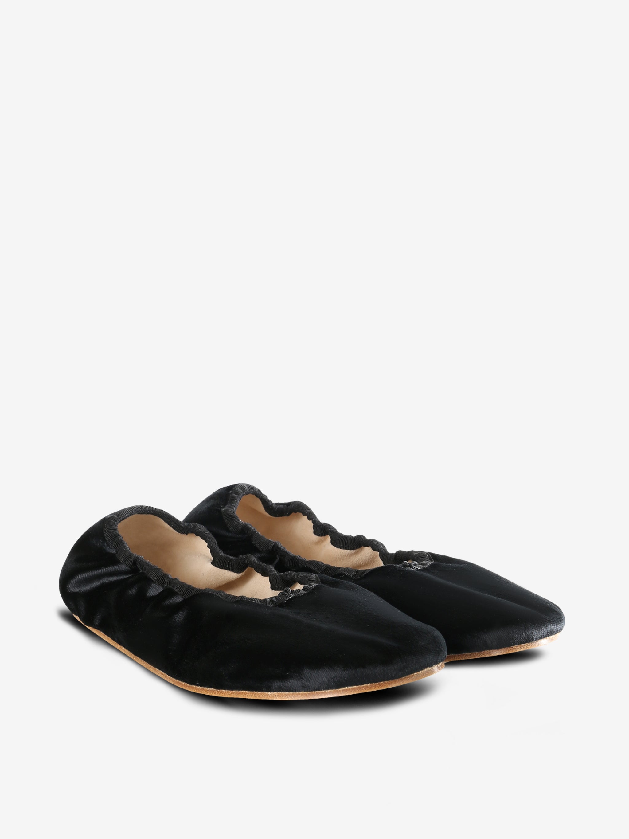 black flats, side view