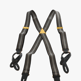 Black accessories, front view