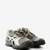 Grey sneakers, front view