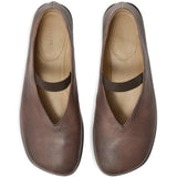 Brown flat, top view