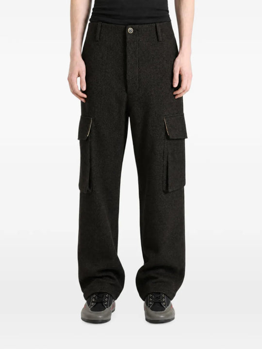 Black pants, full body view