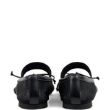 Black shoes, back view