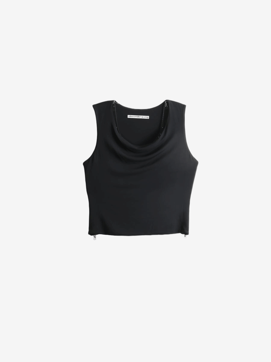 Black top, front view
