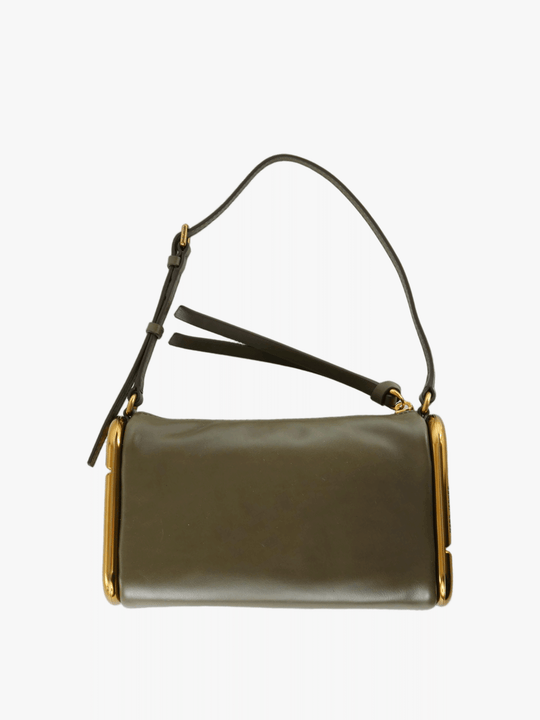 Green bag, front view