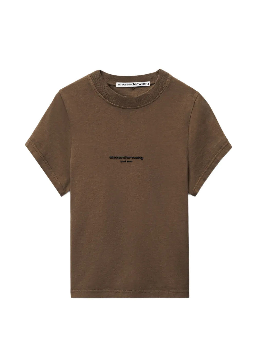 Brown t-shirt, front view