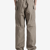 Tan pants, full body view