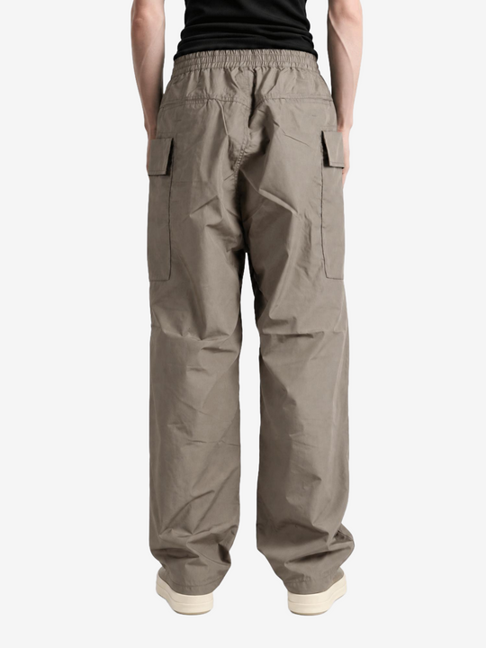 Tan pants, full body view