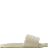 White sandals, front view