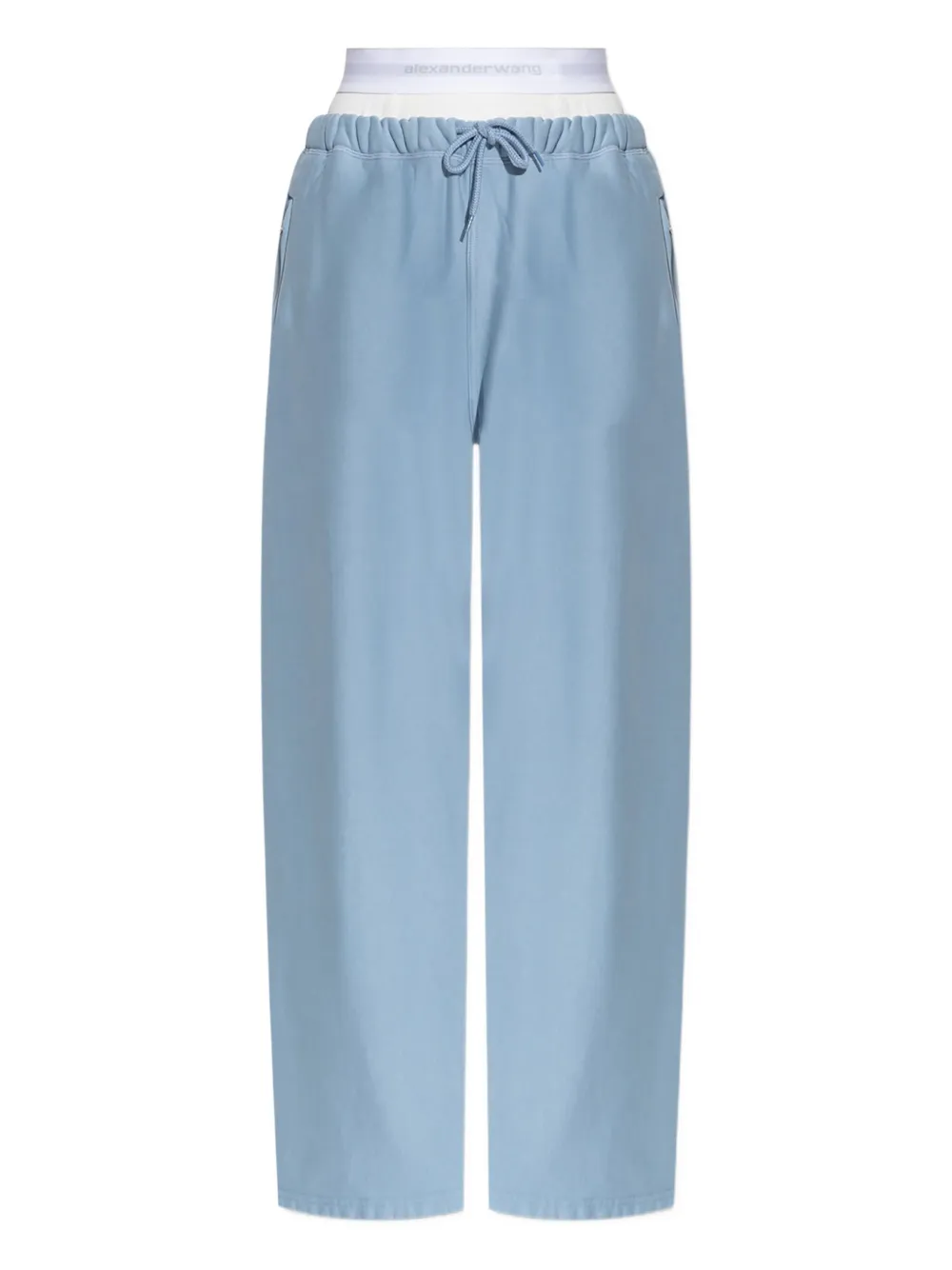 Blue pants, front view
