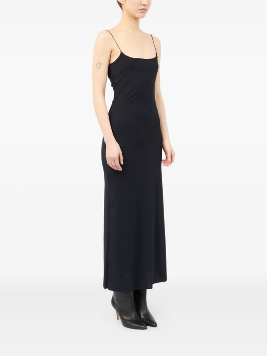 Black dress, full body view