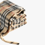 Tan scarf, front view