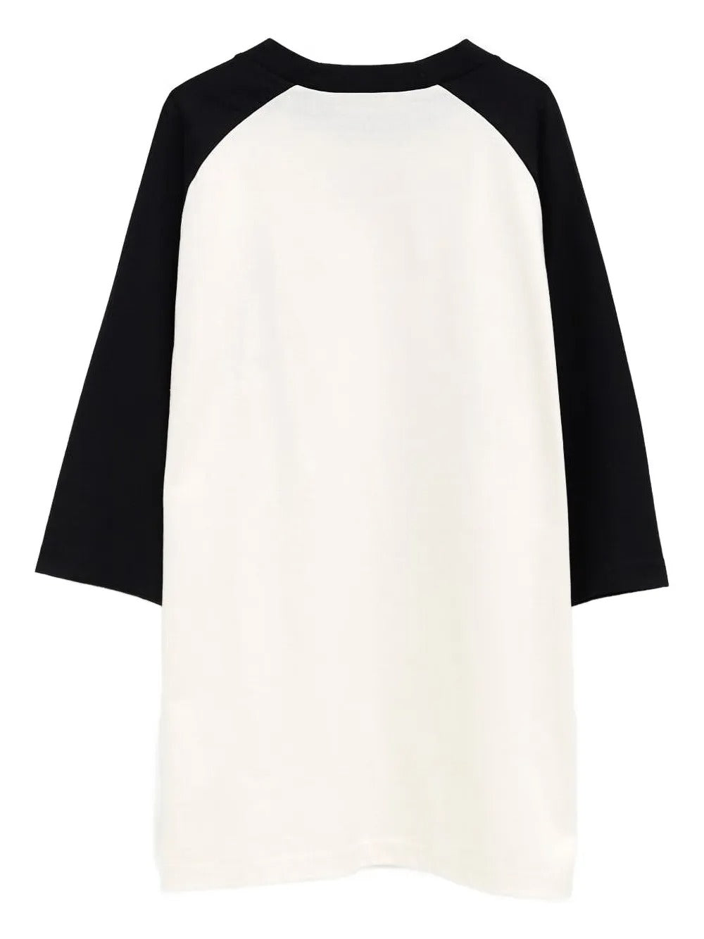 White t-shirt, back view