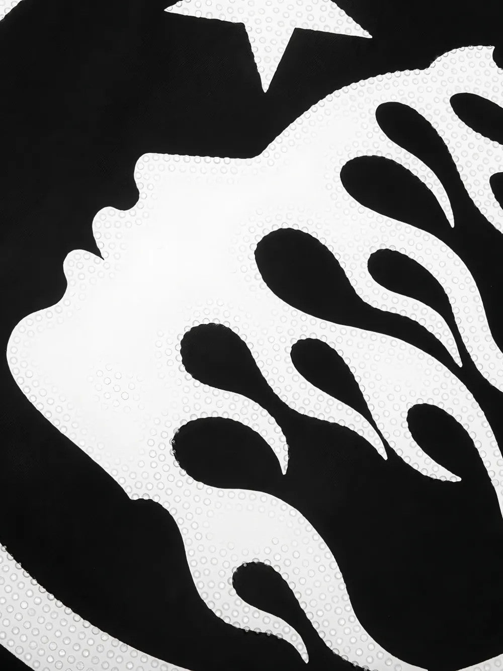 Black t-shirt, front view