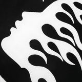 Black t-shirt, front view
