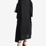 Black skirt, full body view