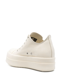 RICK OWENS - Women Leather Mega Bumper Low Sneakers