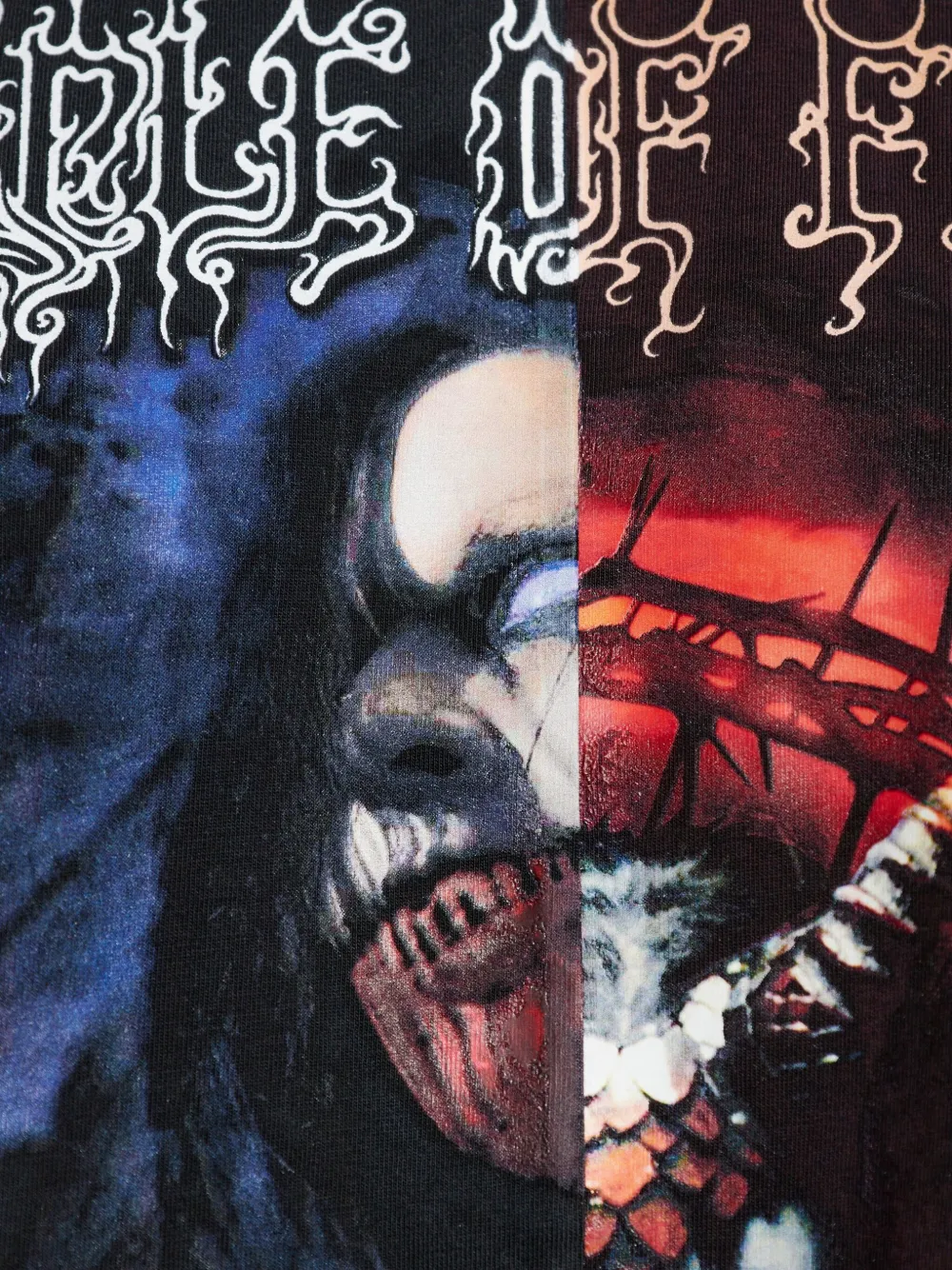 Close up of black t-shirt,showing texture of the cotton fabric.