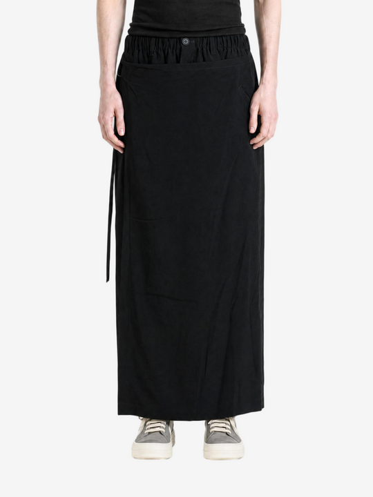 Black pants, full body view