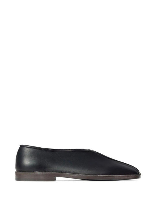 Black shoes, side view