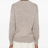Tan hoodie, full body view