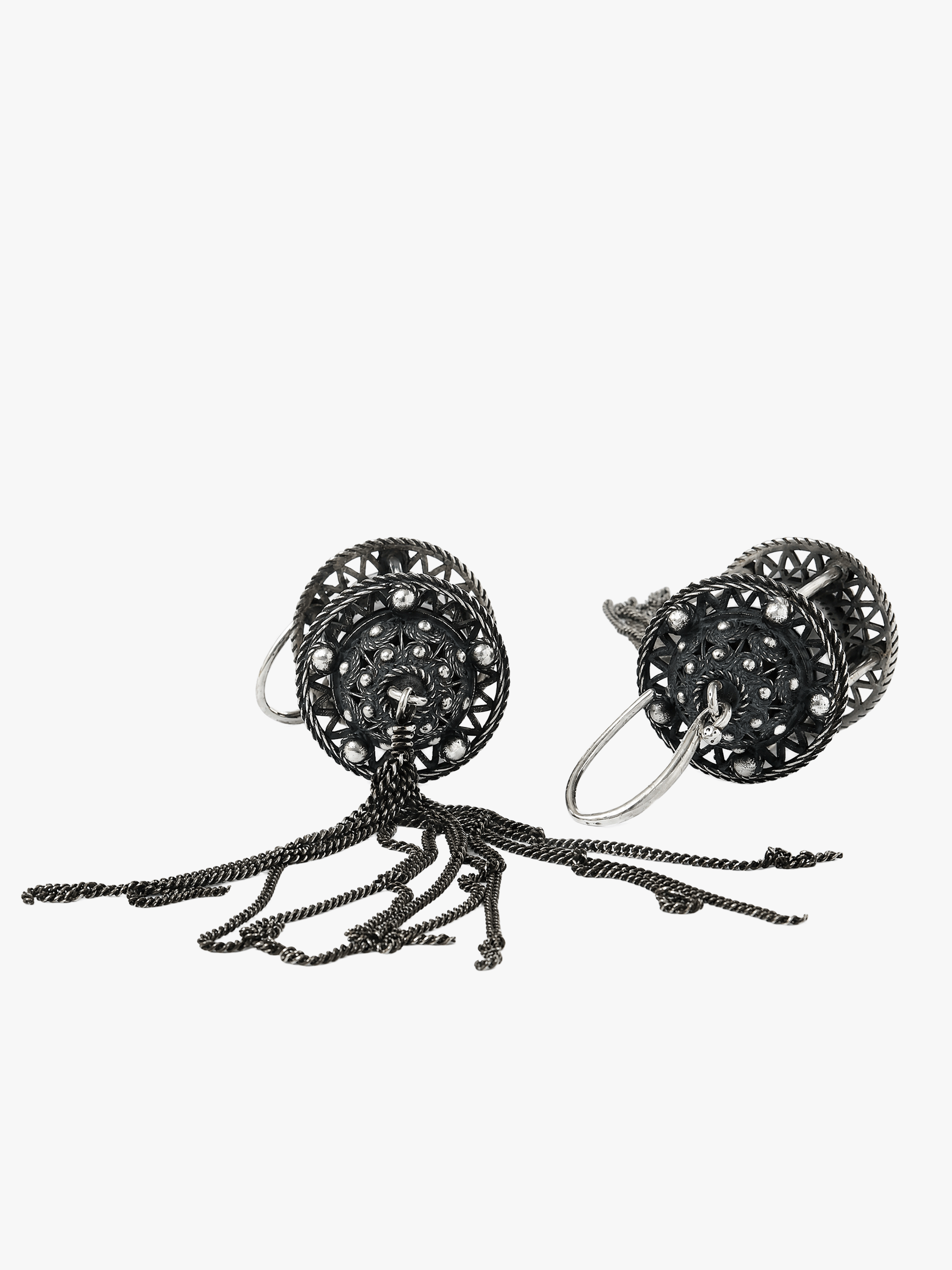 Black jewelry, front view