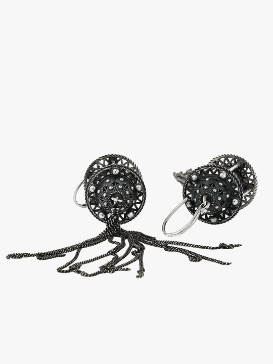 Black jewelry, front view