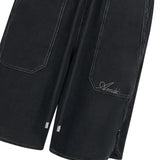 Black shorts, front view