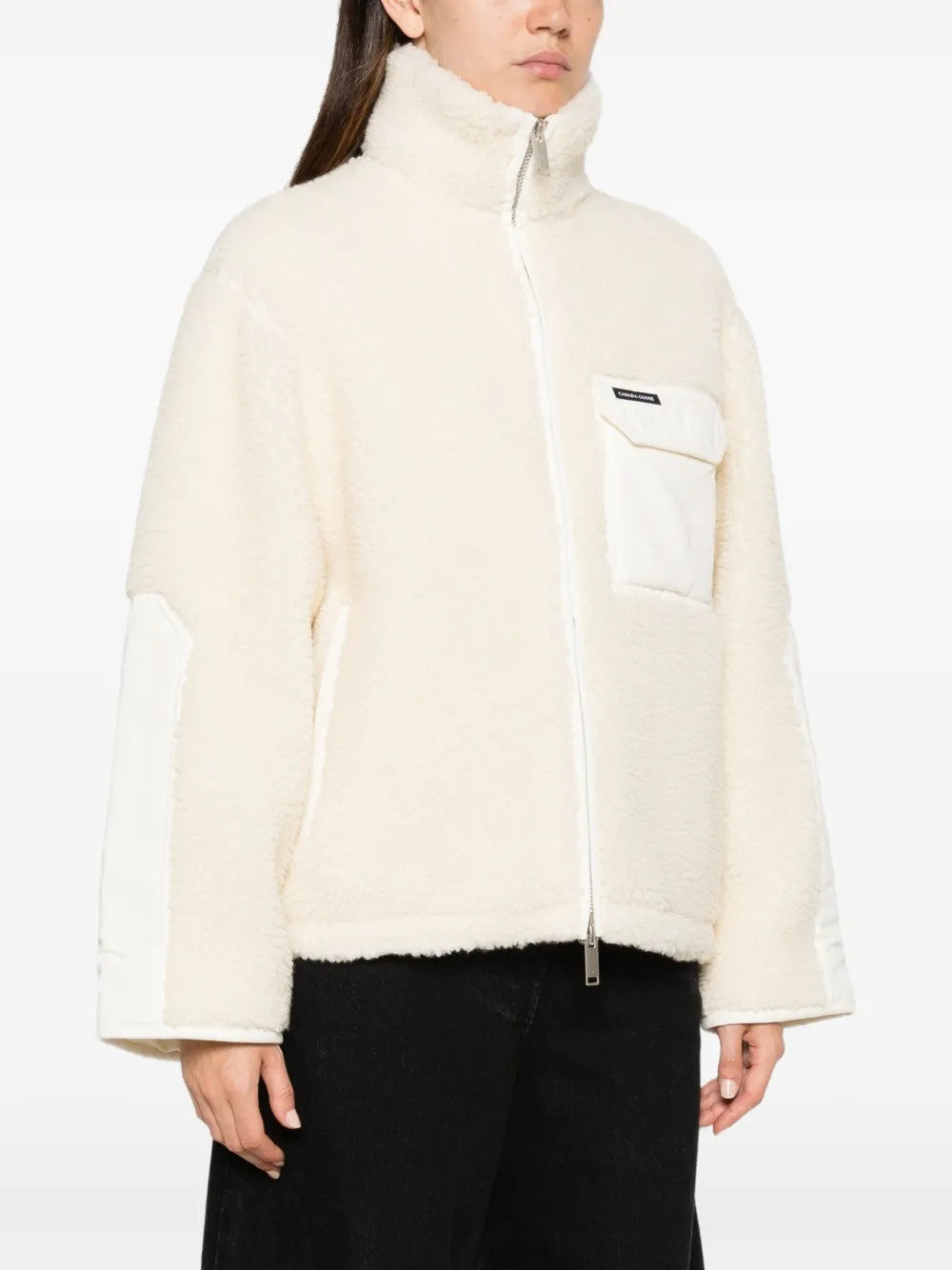 Tan hoodie, front view