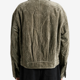 Green jacket, front view