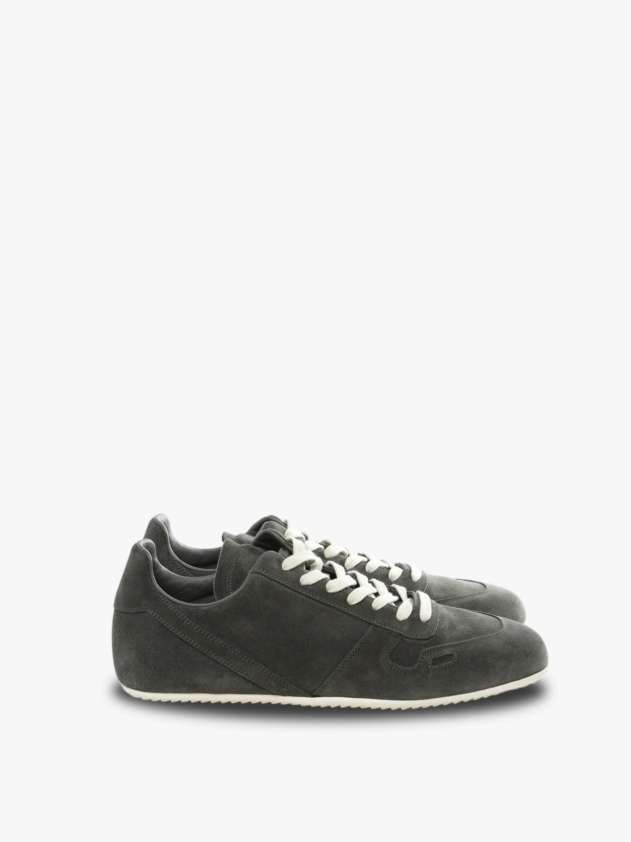 Dark gray sneakers,front view