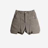 Grey shorts, front view