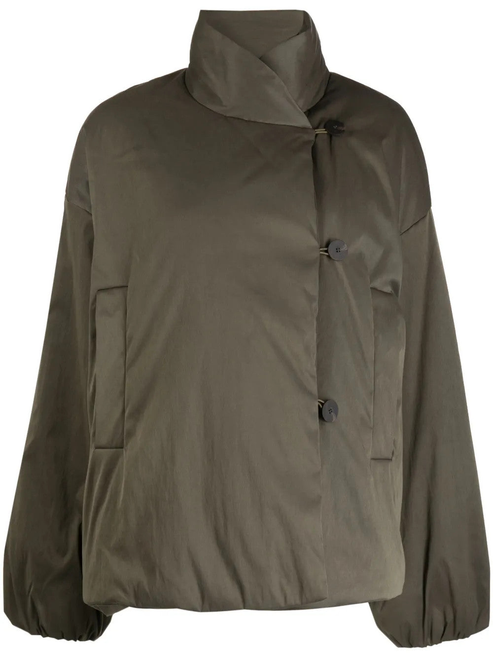 Green jacket, front view