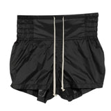 Black shorts, front view