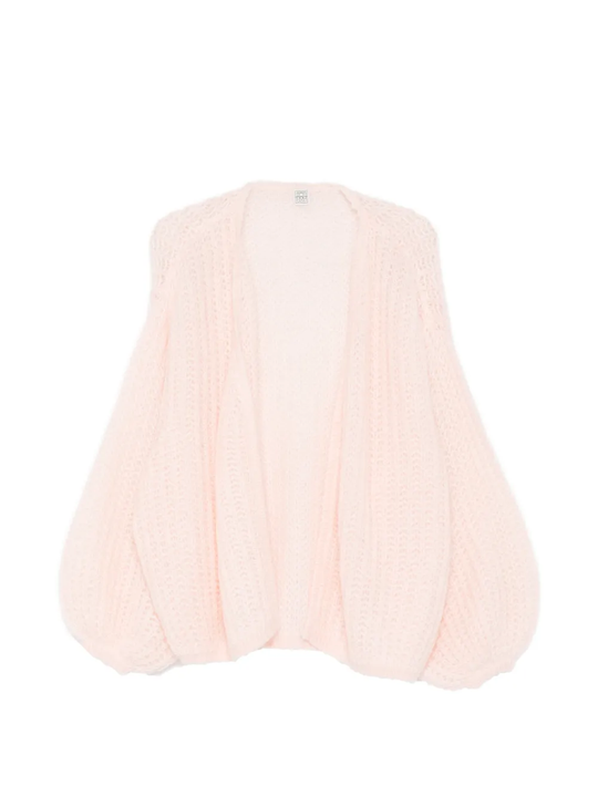 Pink cardigan,  full view