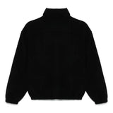 Black knitwear, back view