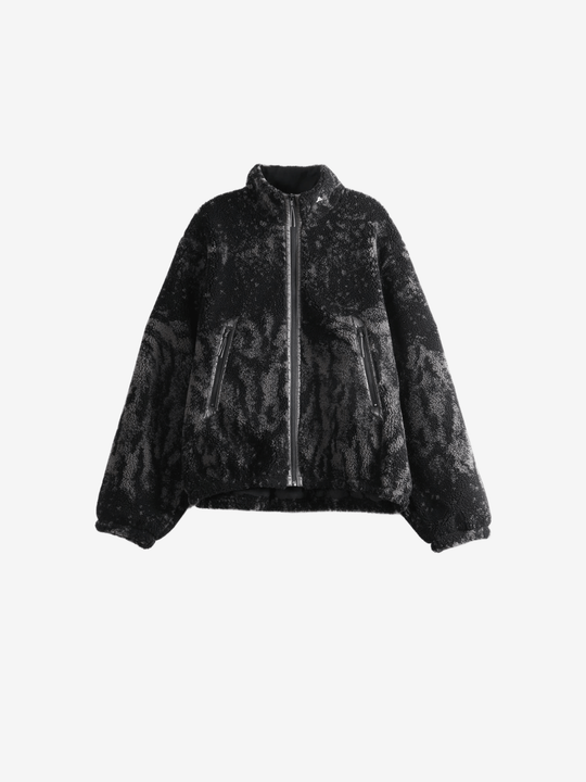 Black jacket, front view