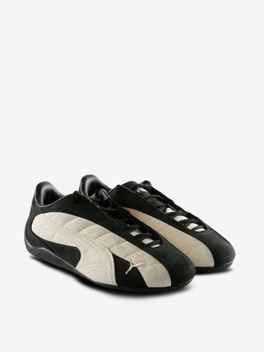 Black sneakers, side view