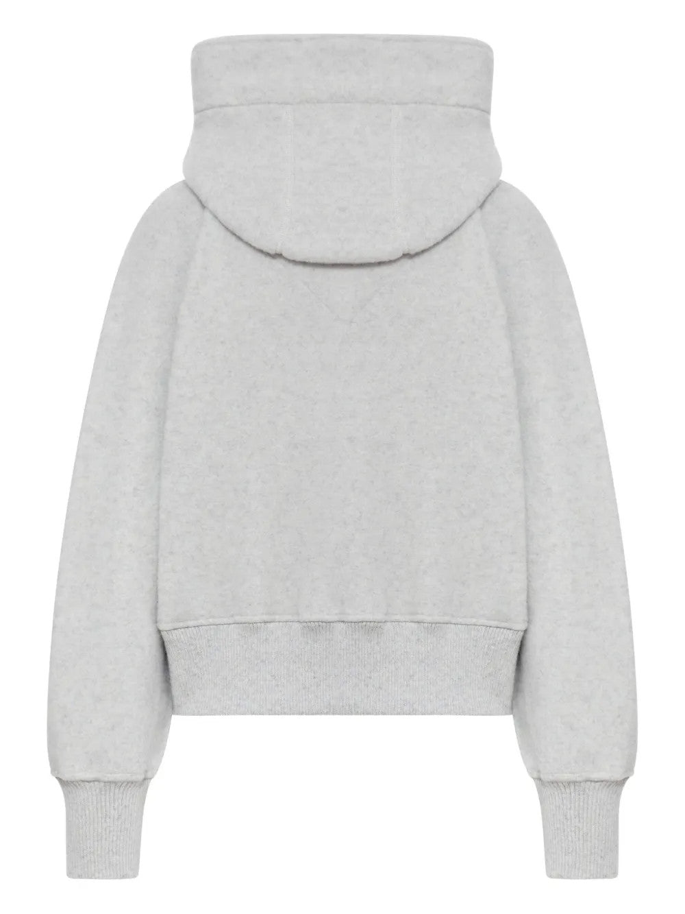 Grey jacket, back view