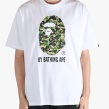 White T-shirt worn by a person, showing the t-shirt's fit