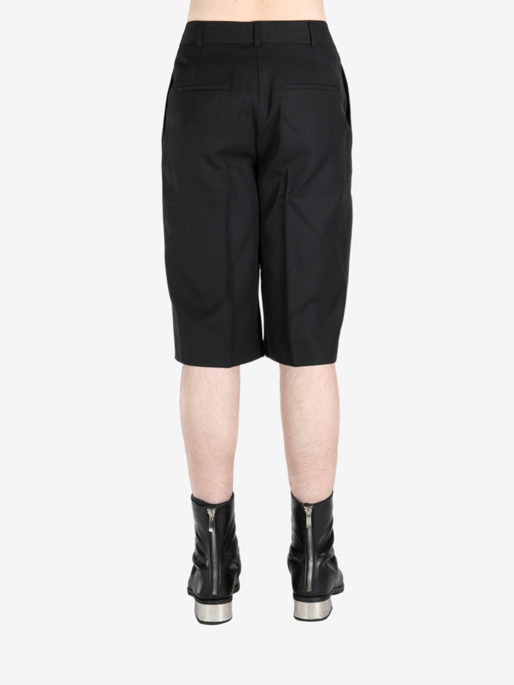 black shorts,back view