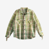 Green shirts, front view